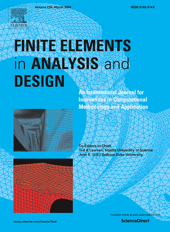 Go to journal home page - Finite Elements in Analysis and Design